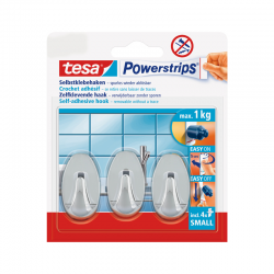 MINI-CROCHET CHROME-OVAL 57543