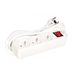 BLOC 3 PRISES + INTERUPTEUR