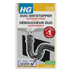HG déboucheur duo 2x 0.5L