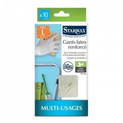 Gants latex renforcé L X10